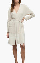 Load image into Gallery viewer, Barefoot Dreams Sandstone Pearl CCL Variegated Stripe Ribbed Robe