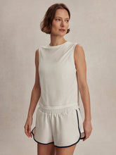 Load image into Gallery viewer, Varley Nate Seamless Cropped Tank- White