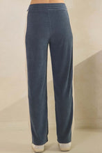 Load image into Gallery viewer, Denim/Ivory Corduroy Two Tone Half Zip Top w/ Pants