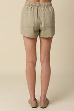 Load image into Gallery viewer, Khaki Cargo Drawstring Shorts