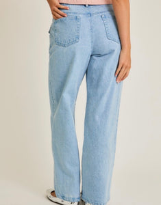 Denim Wide Leg Jeans