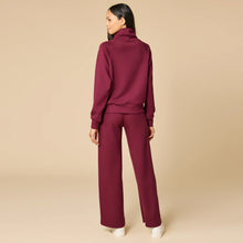 Load image into Gallery viewer, Softies Cherry Cola DreamTech Cowl Neck w/ Pleated Pant Set
