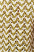 Load image into Gallery viewer, Olive/White Knitted Slvls Top
