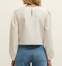 Load image into Gallery viewer, Z Supply White Tatiana Poplin Top