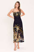 Load image into Gallery viewer, Deep Purple Floral Maxi Dress