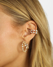Load image into Gallery viewer, Melinda Maria Gold/White She’s an Icon Ear Cuff