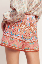 Load image into Gallery viewer, Ivory/Pink Multi Print Skort