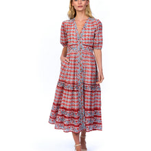 Load image into Gallery viewer, Pink Floral Print Elysia Dress