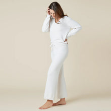 Load image into Gallery viewer, Softies Almond Marshmallow V-Neck Lounge Set
