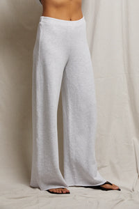 Ash Cotton Wide Leg Trouser
