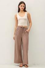 Load image into Gallery viewer, Cocoa Cotton Wide Leg Elastic Pant