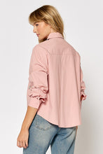 Load image into Gallery viewer, Rose Jeweled LS Blouse