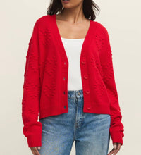 Load image into Gallery viewer, Z Supply Red All Yours Cardigan Kiss Me