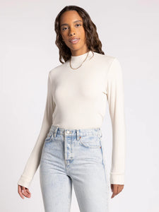Soft LS Liz Top Ivory