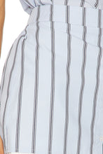 Load image into Gallery viewer, Blue/White Striped Skirt