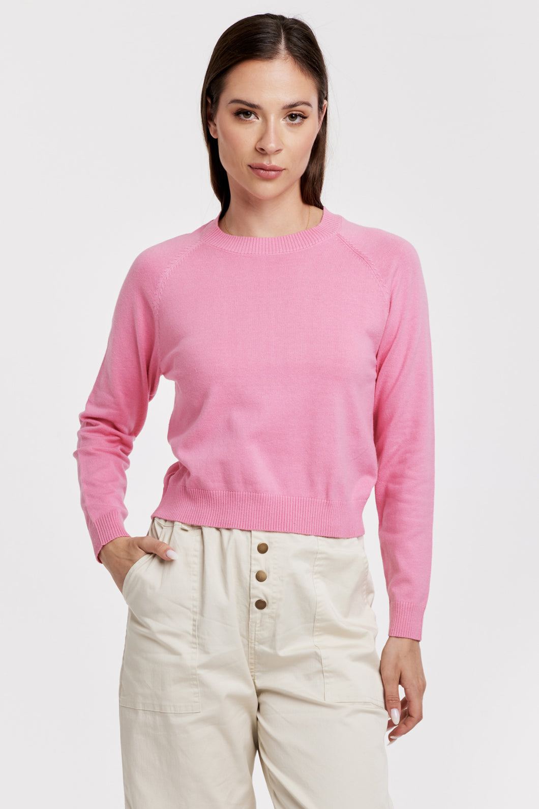 Maritza Lightweight Sweater Soft Cherry