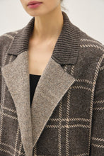 Load image into Gallery viewer, Chocolate Plaid Coatigan