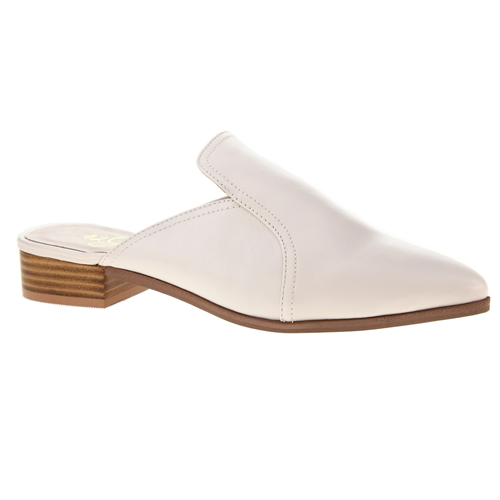 CL Ecru Soft Leather Slide