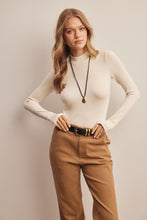 Load image into Gallery viewer, Ivory Classic Soft Mock Neck LS Top