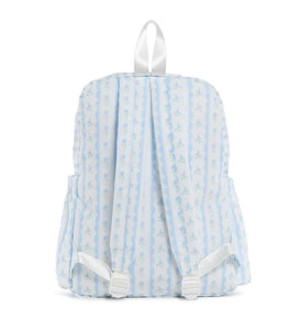 TRVL Backpacker- Ribbon Floral Blue