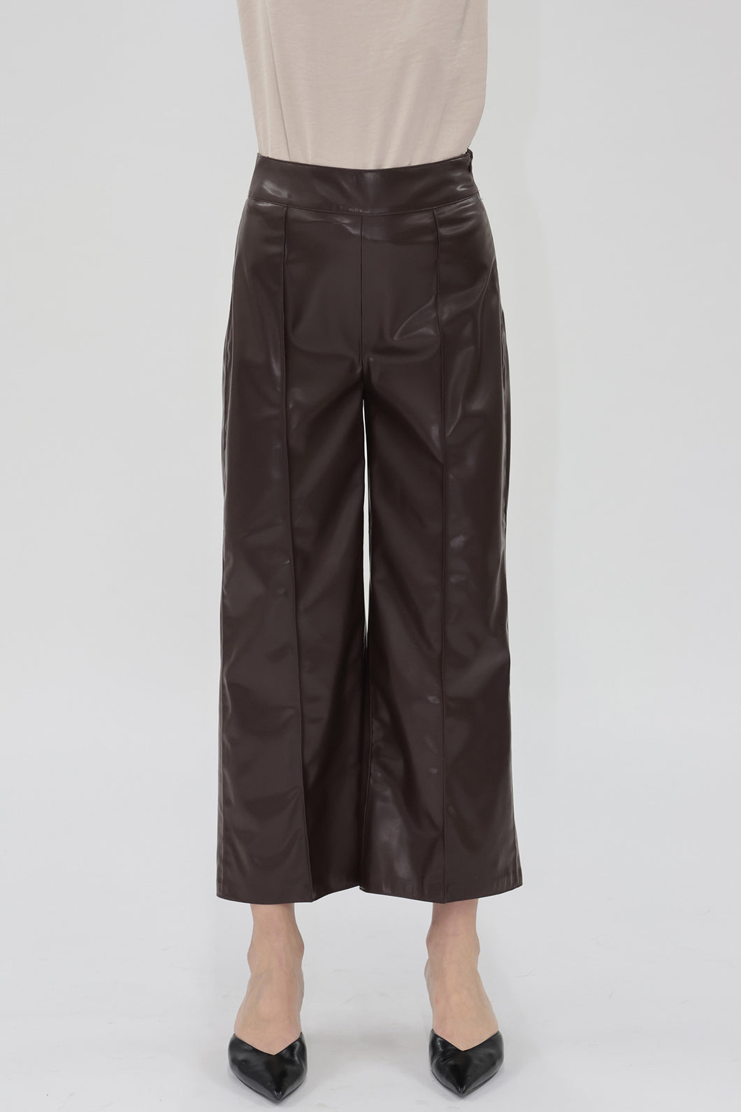 Coffee Bean Leather Pant