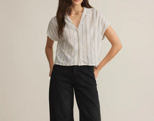Load image into Gallery viewer, Z Supply Cement Parallel Button Down Top