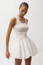 Load image into Gallery viewer, Pistola Soft White Ilona Bubble Hem Dress