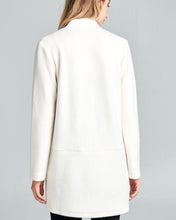 Load image into Gallery viewer, Cream Collarless Long Jacket