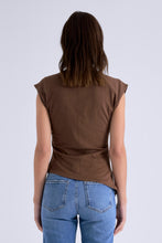 Load image into Gallery viewer, Pistola Nya Draped Tee Java