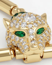 Load image into Gallery viewer, Melinda Maria Gold Jaguar Bolo Lariat Necklace