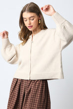 Load image into Gallery viewer, Ecru Sweater Cardigan