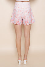 Load image into Gallery viewer, Pink Floral High Waist Shorts