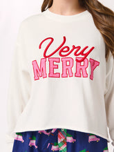 Load image into Gallery viewer, Lounge Sweatshirt Very Merry