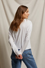 Load image into Gallery viewer, PWT LS Cotton Boxy Crewneck Tee White