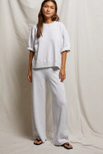 Load image into Gallery viewer, Ash Cotton Wide Leg Trouser