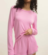 Load image into Gallery viewer, Z Supply Pink Crush Maison Pointelle LS PJ Top