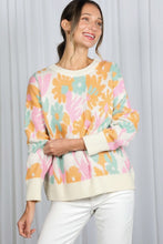 Load image into Gallery viewer, Cream Multi Floral Sweater