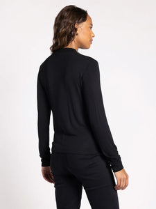 Soft LS Liz Top Black