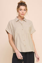 Load image into Gallery viewer, Birch Button Down SS Collared Shirt