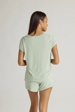 Load image into Gallery viewer, Faceplant Sage Classic V-Neck Tee