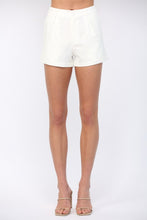 Load image into Gallery viewer, White Dress Shorts w/ Belt Loops