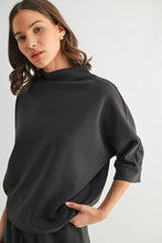 Load image into Gallery viewer, Charcoal Scuba Top + Pant Set