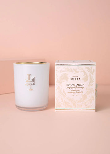Lollia-Snowdrop Boxed Candle