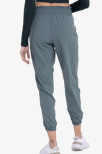 Load image into Gallery viewer, Mono B Blue Green Cuffed HW Joggers