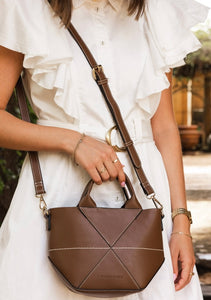 Amity Mini Tote Bag-Cocoa