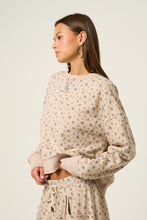 Load image into Gallery viewer, Beige Floral Sweatshirt