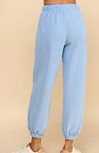 Baby Blue HW Sweat Joggers