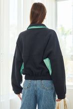 Load image into Gallery viewer, Navy/Mint Soft Relaxed Sweatshirt