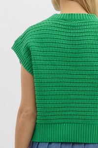 Knitted SS Top Green