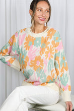 Load image into Gallery viewer, Cream Multi Floral Sweater